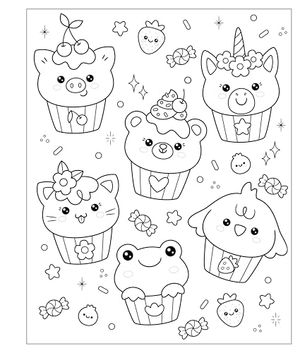 Mangatopia: Baby Animals: A Cute and Cuddly Coloring Book