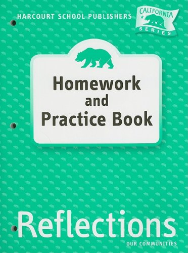 Harcourt School Publishers Reflections: Homework & Practice Book Reflections 07 Grade 3