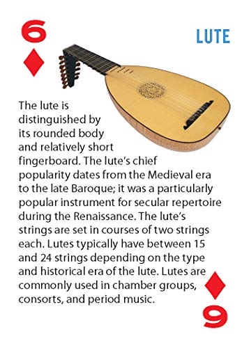 Alfred's Music Playing Cards -- Instruments: 1 Pack, Card Deck