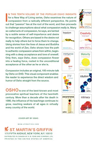 OSHO Compassion: The Ultimate Flowering of Love (Osho: Insights for a New Way of Living)