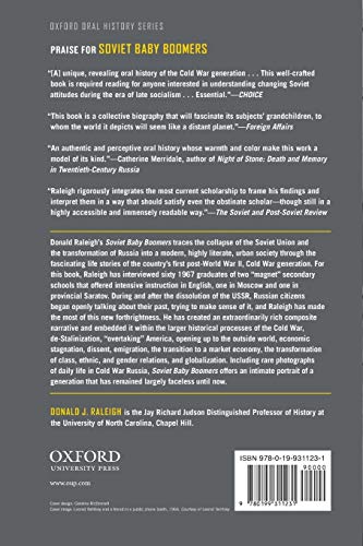Soviet Baby Boomers: An Oral History of Russia's Cold War Generation (Oxford Oral History Series)