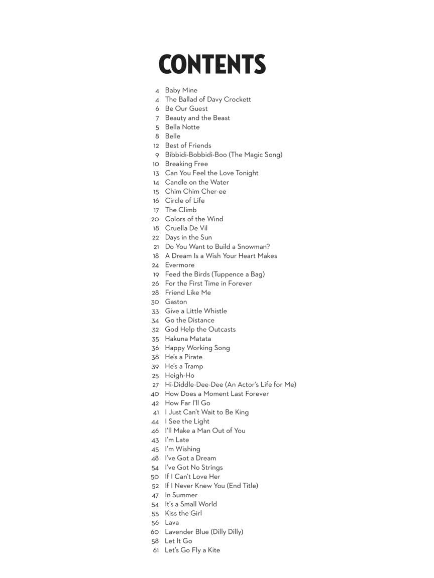 101 Disney Songs for Horn
