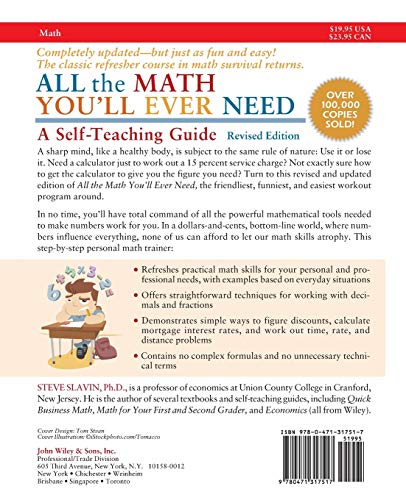 All the Math You'll Ever Need: A Self-Teaching Guide, Revised Edition