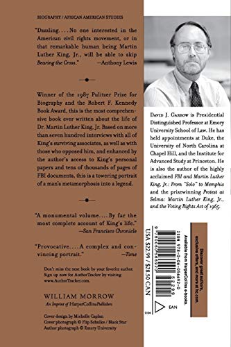 Bearing the Cross: Martin Luther King, Jr., and the Southern