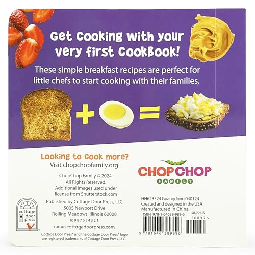 ChopChop I Made This Breakfast! First Cookbook for Toddlers; Healthy, Easy Breakfasts for Young Children Learning About Cooking and Healthy Habits (Chopchop Family)