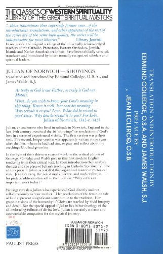 Julian of Norwich: Showings (Classics of Western Spirituality)