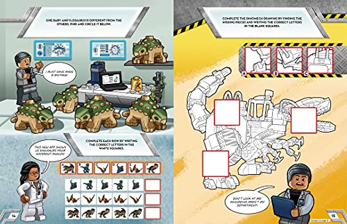 LEGO Jurassic World: Dino Lab Secrets (Activity Book with Minifigure)