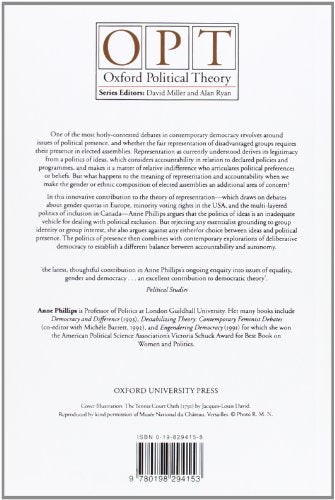 The Politics of Presence (Oxford Political Theory)
