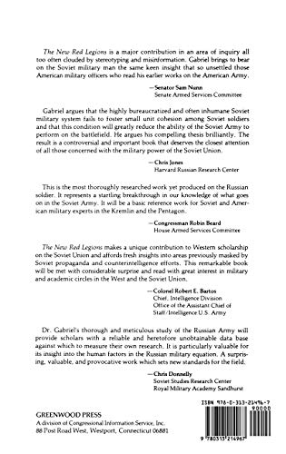 The New Red Legions: An Attitudinal Portrait of the Soviet Soldier (Contributions in Political Science)