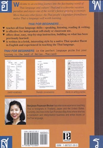 Thai for Beginners — back cover