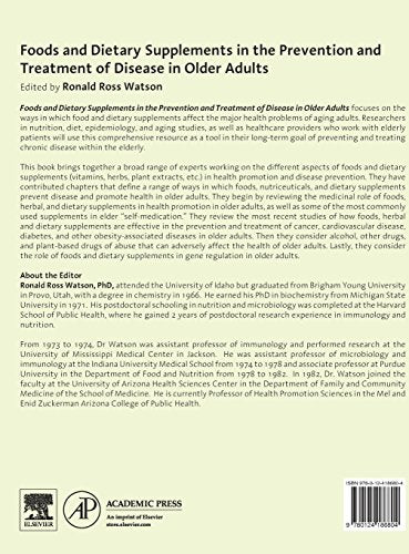 Foods and Dietary Supplements in the Prevention and Treatment of Disease in Older Adults