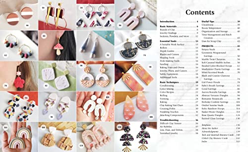 Making Polymer Clay Earrings: Essential Techniques and 20 Step-by-Step Beginner Jewelry Projects (Fox Chapel Publishing) Complete Jewelry-Making Guide - Marbling, Texturing, Stamping, Foiling and More