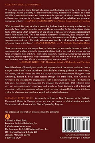 Biblical Foundations of Spirituality: Touching a Finger to the Flame