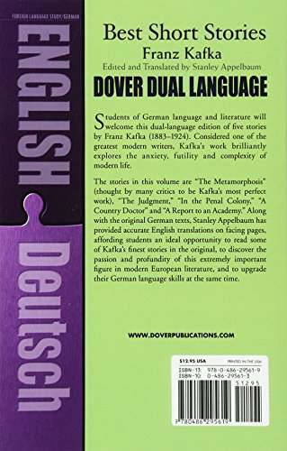 Best Short Stories: A Dual-Language Book (Dover Dual Language German)