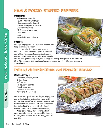 Easy Campfire Cooking, Expanded 2nd Edition: 250+ Family Fun Recipes for Cooking Over Coals and In the Flames with a Dutch Oven, Foil Packets, and More! (Fox Chapel Publishing) For Camping or Scouts