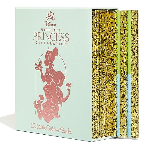 Ultimate Princess Boxed Set of 12 Little Golden Books (Disney)