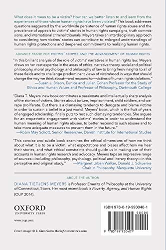 Victims' Stories and the Advancement of Human Rights