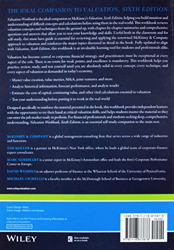 Valuation Workbook, Sixth Edition: Step-by-Step Exercises and Tests to Help You Master Valuation (Wiley Finance)