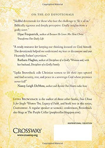 Trust: A Godly Woman's Adornment (On-the-Go Devotionals)
