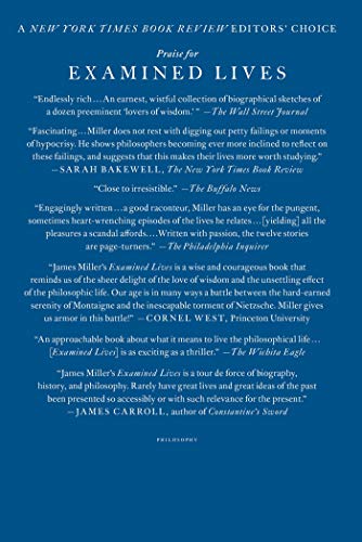 Examined Lives: From Socrates to Nietzsche