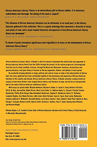 African American Literary Theory: A Reader