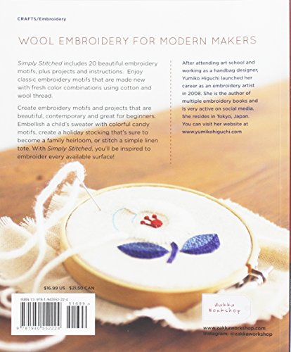 Simply Stitched: Beautiful Embroidery Motifs and Projects with Wool and Cotton