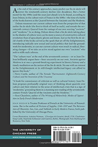 Ancients against Moderns: Culture Wars and the Making of a Fin de Siecle