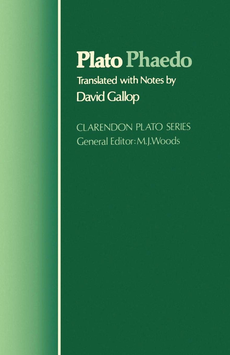 Phaedo (Clarendon Plato Series)