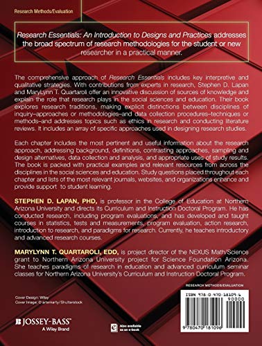 Research Essentials: An Introduction to Designs and Practices