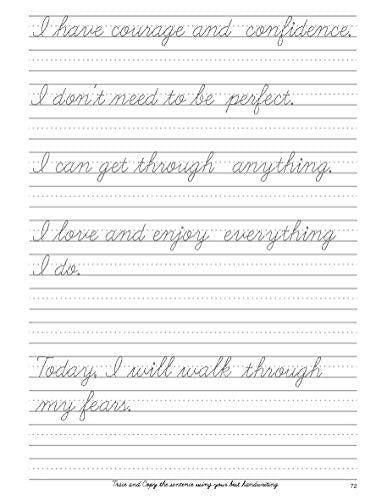 Cursive handwriting workbook for Adults: Learn to write in Cursive, Improve your writing skills & practice penmanship for adults