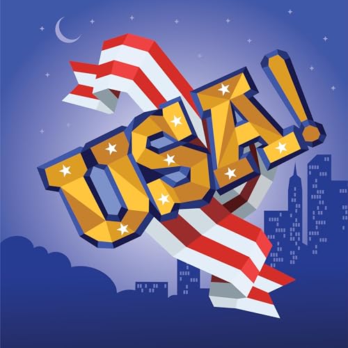Paint by Sticker Kids (Official): America: Create 10 Pictures One Sticker at a Time!