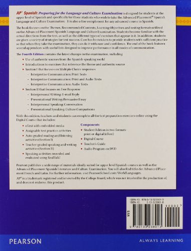 AP Spanish: Preparing for the Language and Culture Examinati