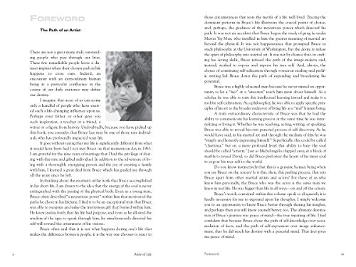 Bruce Lee: Artist of Life (Bruce Lee Library)
