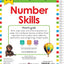 Wipe Clean Workbook: Number Skills (enclosed spiral binding): Ages 4-7; wipe-clean with pen & flash cards (Wipe Clean Learning Books)