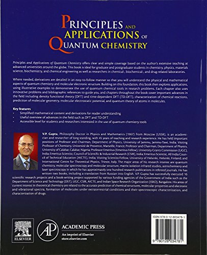 Principles and Applications of Quantum Chemistry