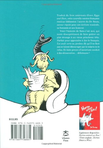 Les Oeufs Verts au Jambon (French Edition) — back cover