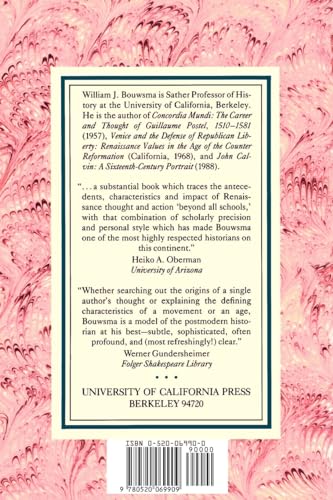 A Usable Past: Essays in European Cultural History — back cover