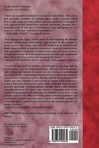 Feminist Methodologies for Critical Researchers: Bridging Differences (Gender Lens)