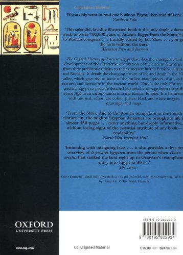 The Oxford History of Ancient Egypt (Oxford Histories)