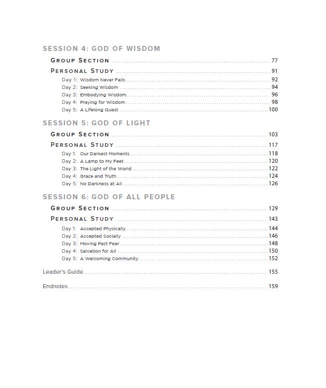 The God of His Word Bible Study Guide plus Streaming Video (God of The Way)