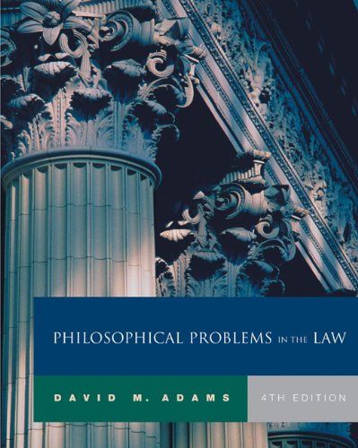 Philosophical Problems in the Law