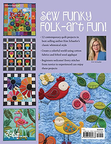 Cool Cotton & Whimsical Wool Quilts: 12 Contemporary Folk-Art Projects