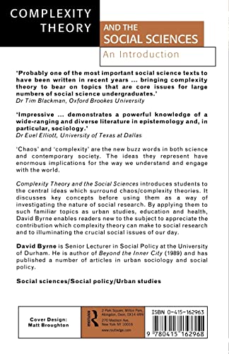 Complexity Theory and the Social Sciences: An Introduction (Business and the World Economy; 9)