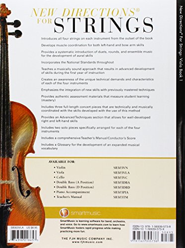 New Directions(R) For Strings, Viola Book 1