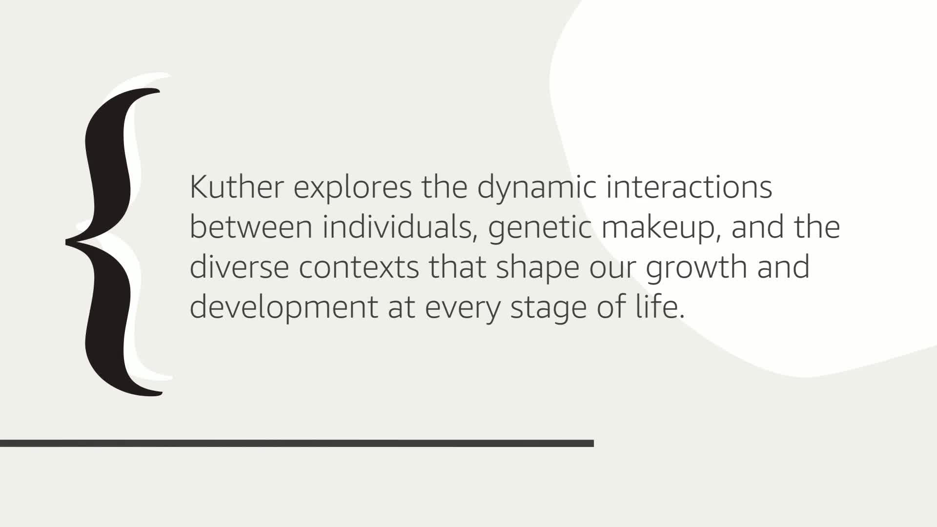 Lifespan Development: Lives in Context