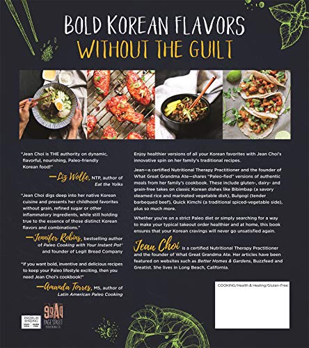 Korean Paleo: 80 Bold-Flavored, Gluten- and Grain-Free Recipes — back cover