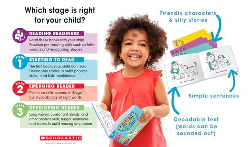 Bob Books - Sight Words Kindergarten Box Set of 10 Paperbacks  Decodable Phonics Books, Ages 4 and up, Kindergarten, Flashcards (Stage 2: Emerging Reader)