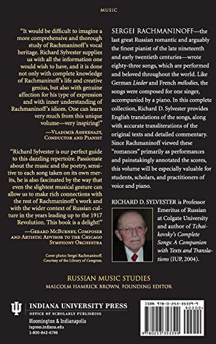 Rachmaninoff's Complete Songs: A Companion with Texts and Translations (Russian Music Studies)