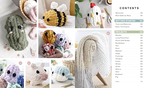 Get Started in Finger Knitting: Patterns and Instructions for Making Chunky Blankets, Cozy Pillows, and Cute Stuffies by Hand