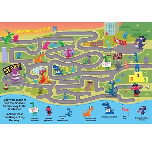 My First Search & Find: Dinosaurs Board Book - Fun Dinosaur Search for Toddlers Ages 2+  Boost Focus, Learn Colors & Numbers  Great Read-Together Gift